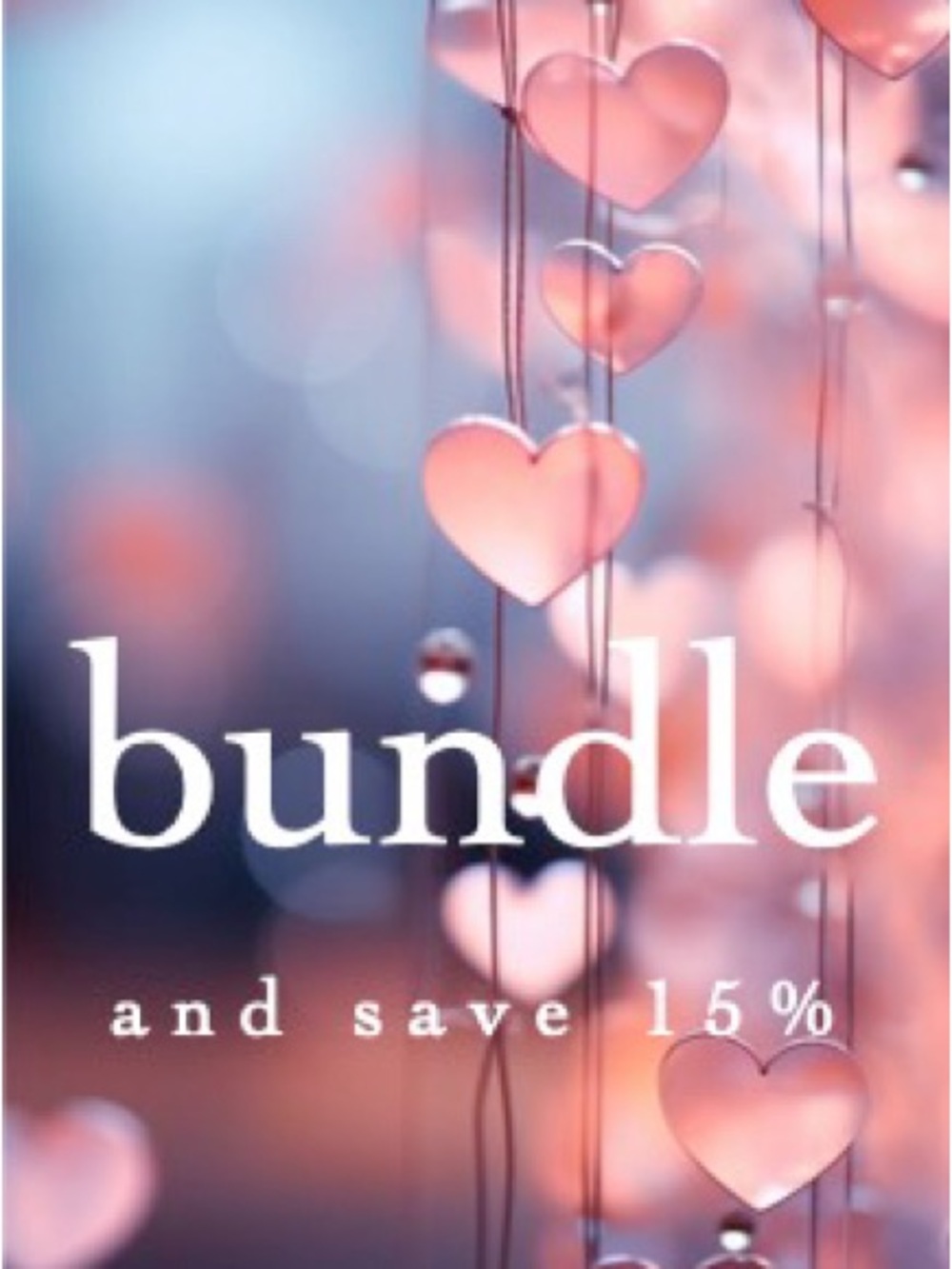 Bundle 2 or more items in my closet and Save 15%